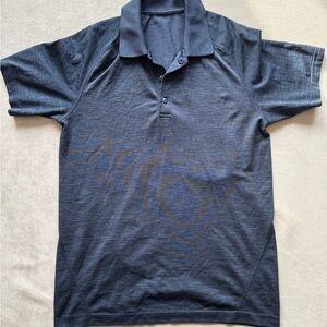 Lululemon Men's Blue Polo Shirt